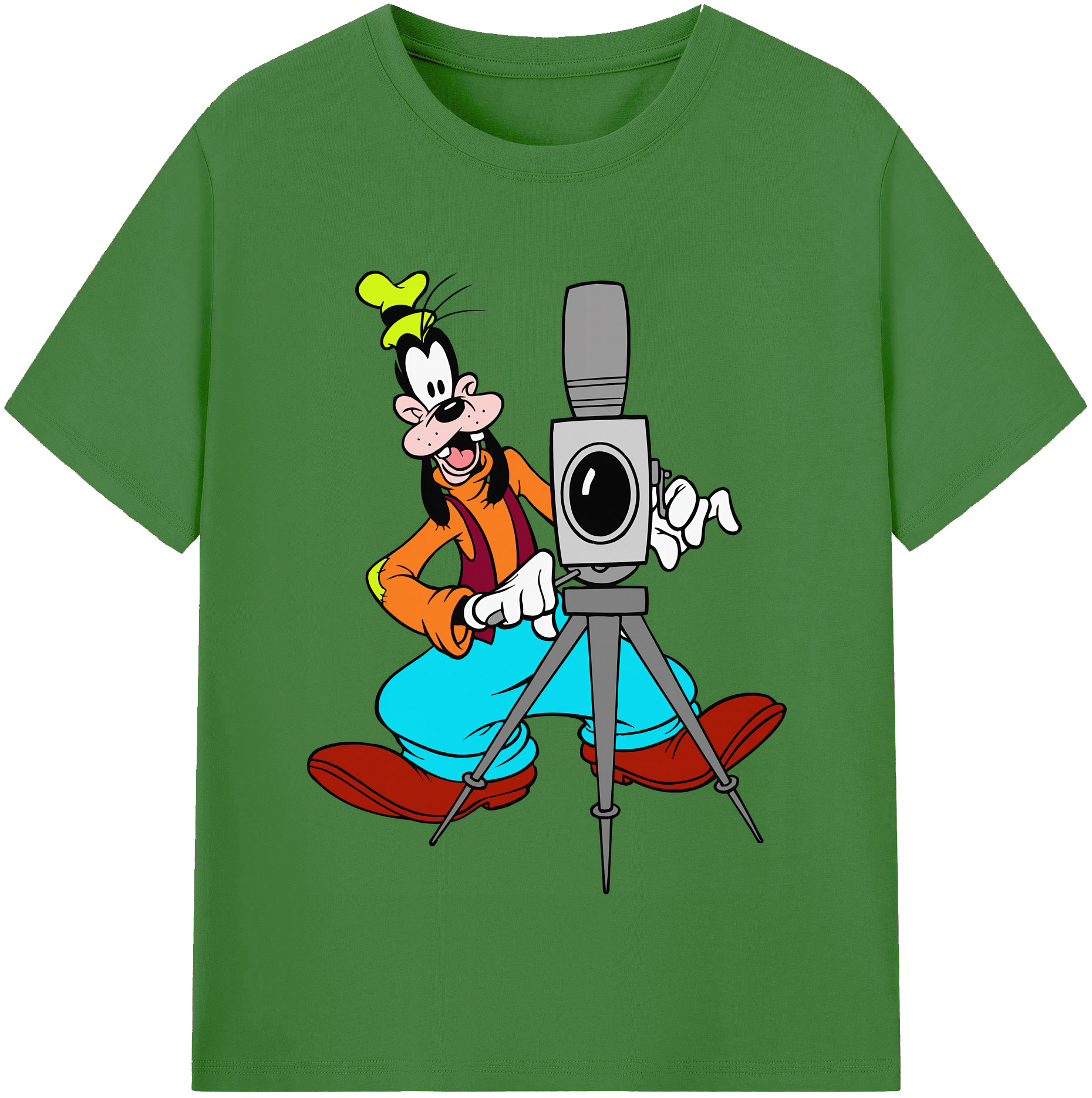 （画像用） ミッキーマウス Mickey Mouse レディースカジュアルプリントTシャツ（綿100％）
